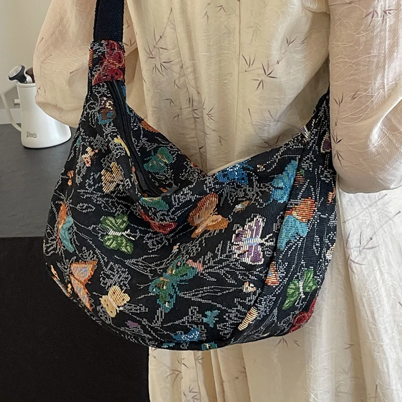 Dekorative Floral Gemusterte Slingtasche