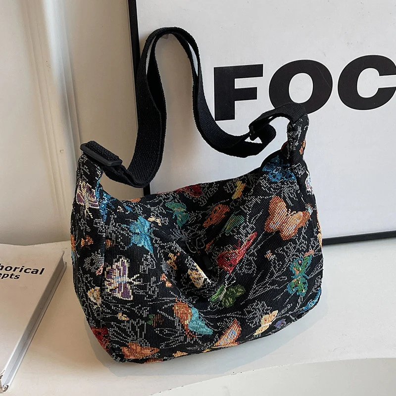 Dekorative Floral Gemusterte Slingtasche