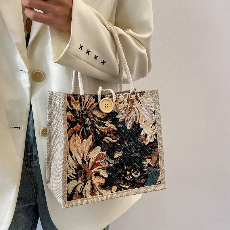 Dekorativer floral Handtasche