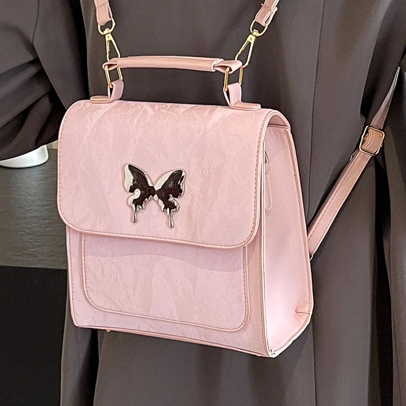 Schmetterlingsverzierte Handtasche