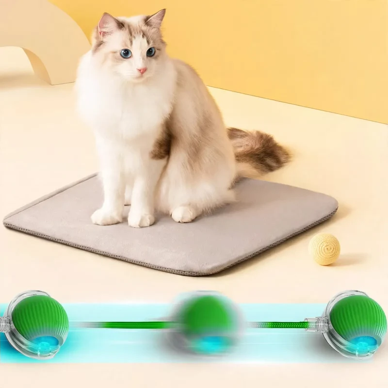 Interaktives Katzenspielzeug mit Schwanz