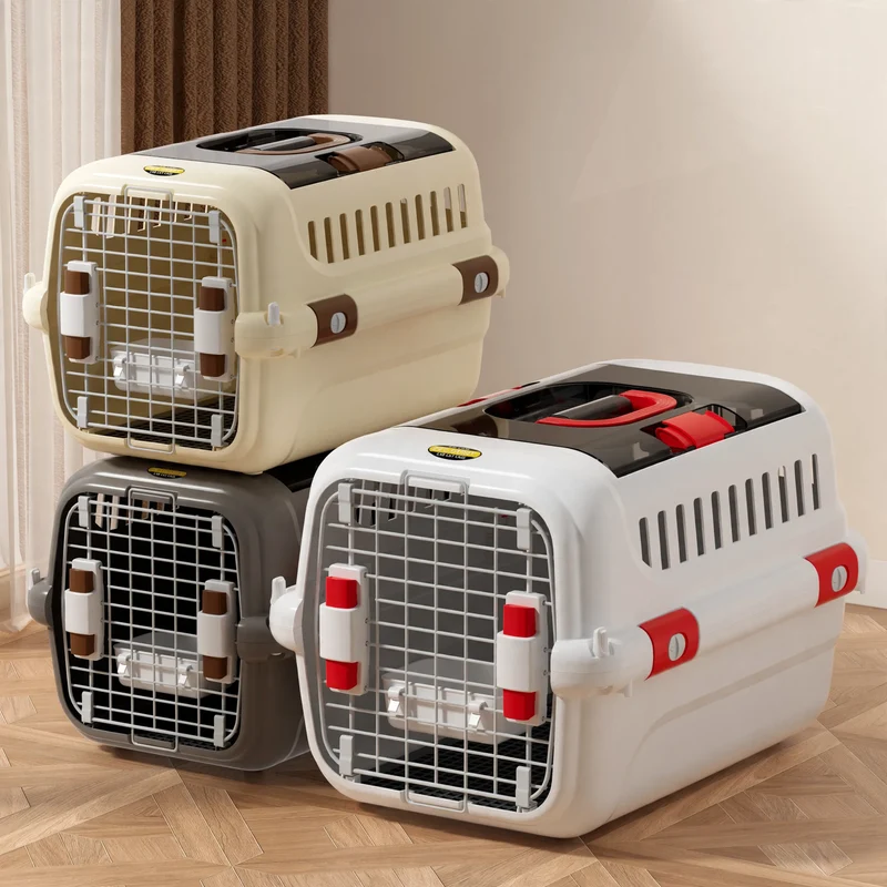 Transportbox für Haustiere, PP, mit Fenster