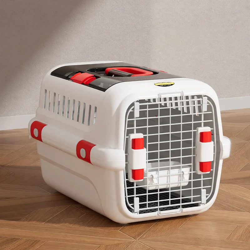 Transportbox für Haustiere, PP, mit Fenster