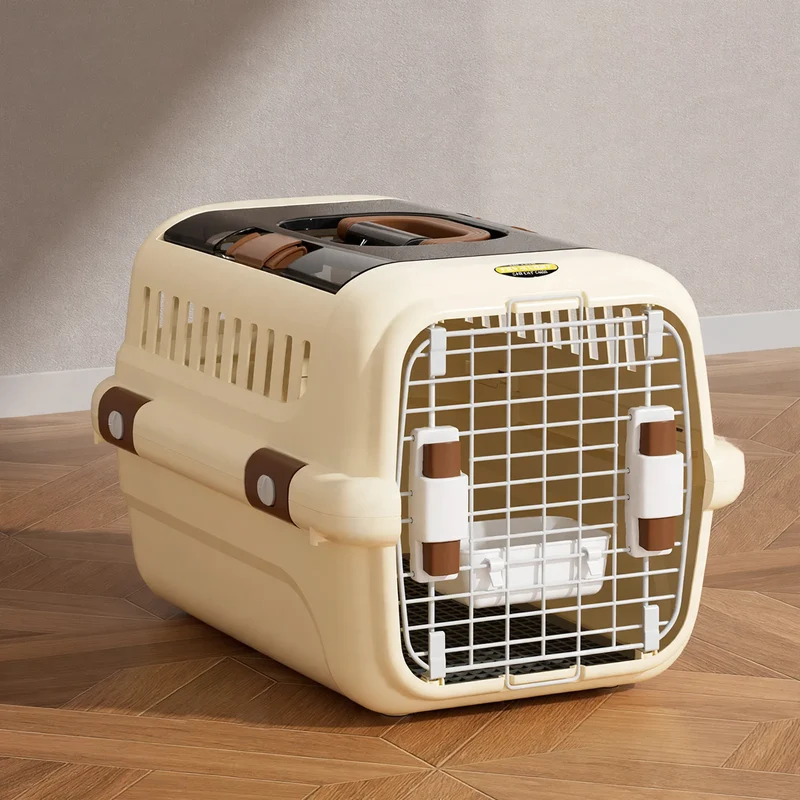Transportbox für Haustiere, PP, mit Fenster