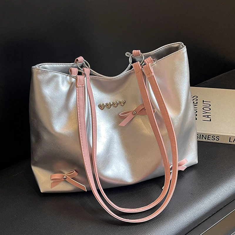 Elegante Faux-Leder Hobo Tasche