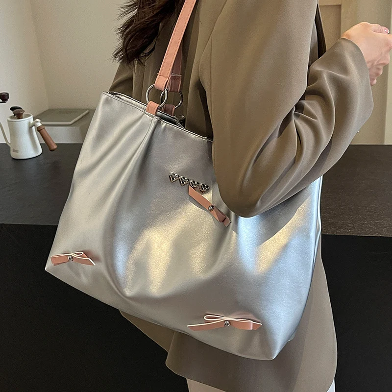 Elegante Faux-Leder Hobo Tasche