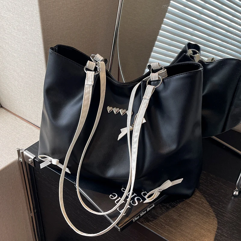 Elegante Faux-Leder Hobo Tasche