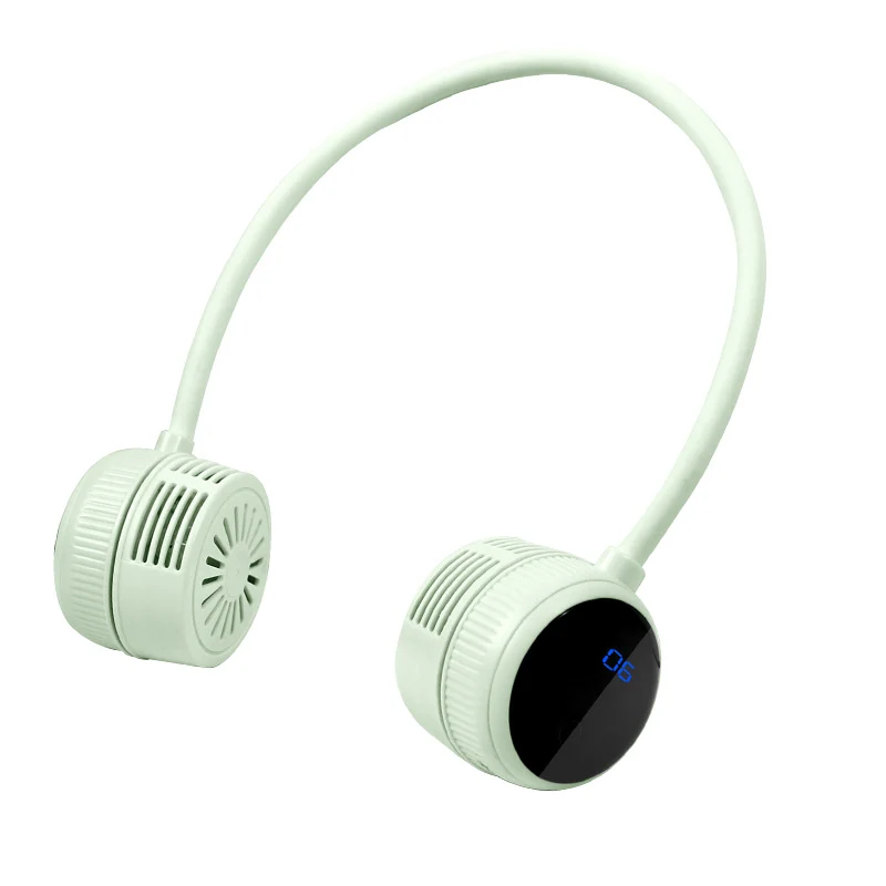 Tragbarer Hals-Ventilator mit USB-Aufladung