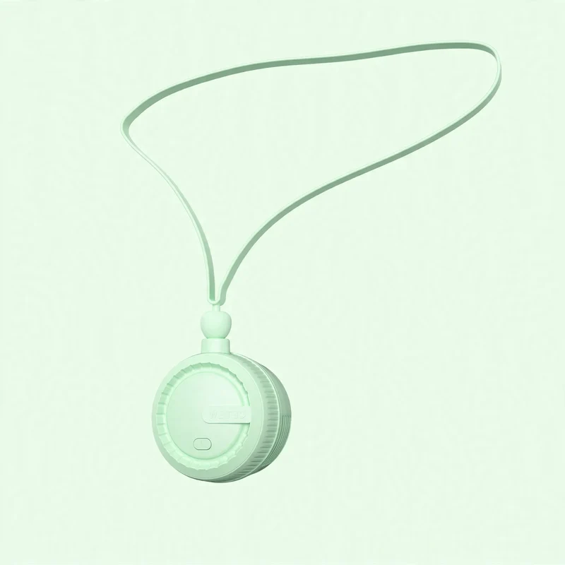 Tragbarer Hals-Ventilator mit USB-Aufladung