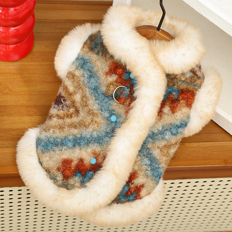 Hundejacke mit Fleecefutter, zweilagig