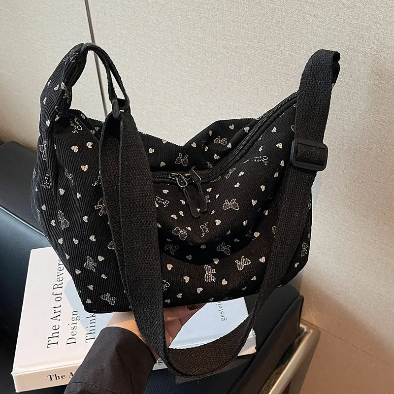 Lässige Blumenmuster Hobo Tasche