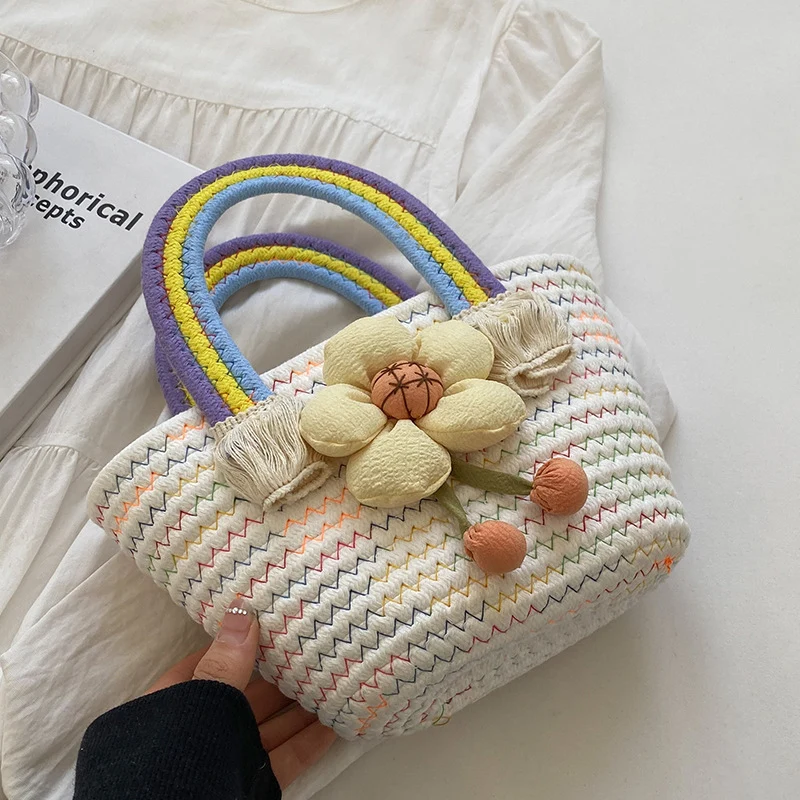 Dekorative Häkel-Handtasche