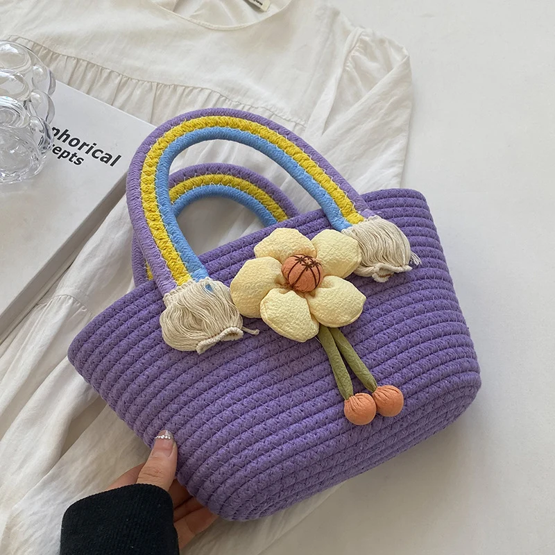 Dekorative Häkel-Handtasche
