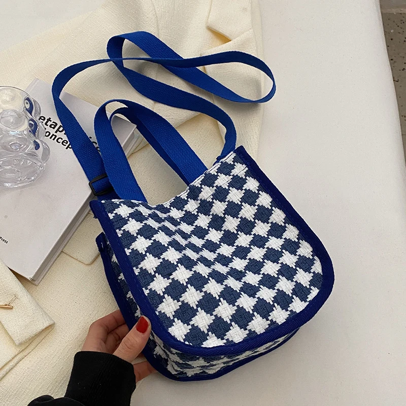 Strukturiert Gewebte Handtasche