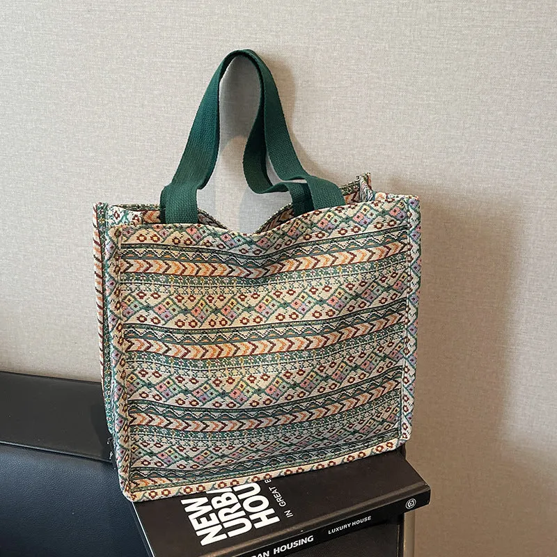 Dekorative Bohemian Tragetasche
