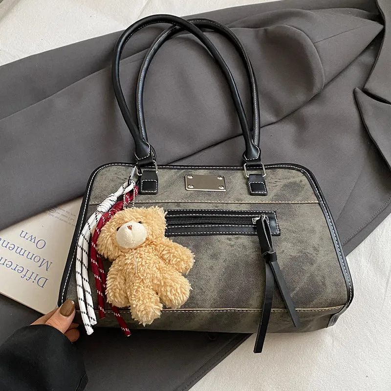 Süßer Plüsch Teddy Bär Charme Handtasche