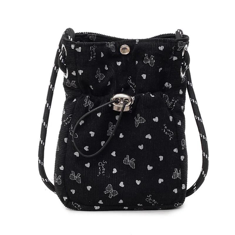 Lässige Durchzugs-Mini-Crossbody-Tasche