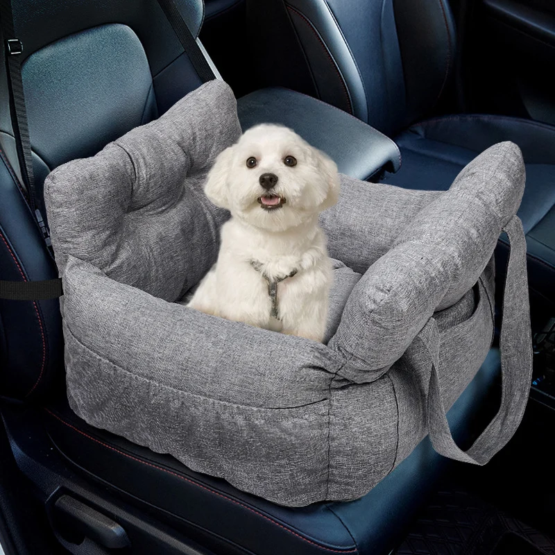 Bequemes Gingham Welpensofa Hundebett