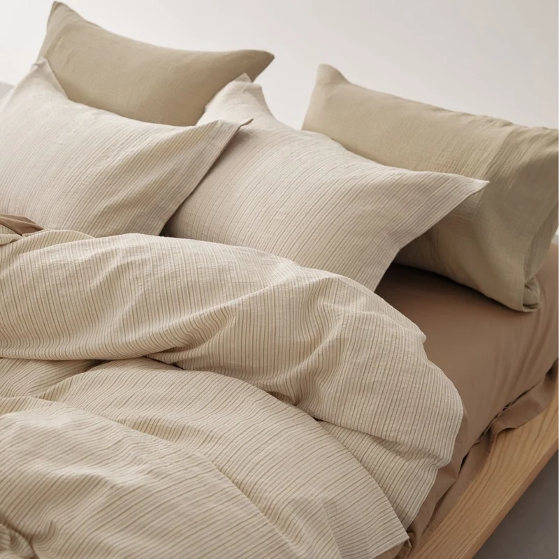 Bettwäsche-Set, 4-teilig, Baumwolle, Minimalist-Design