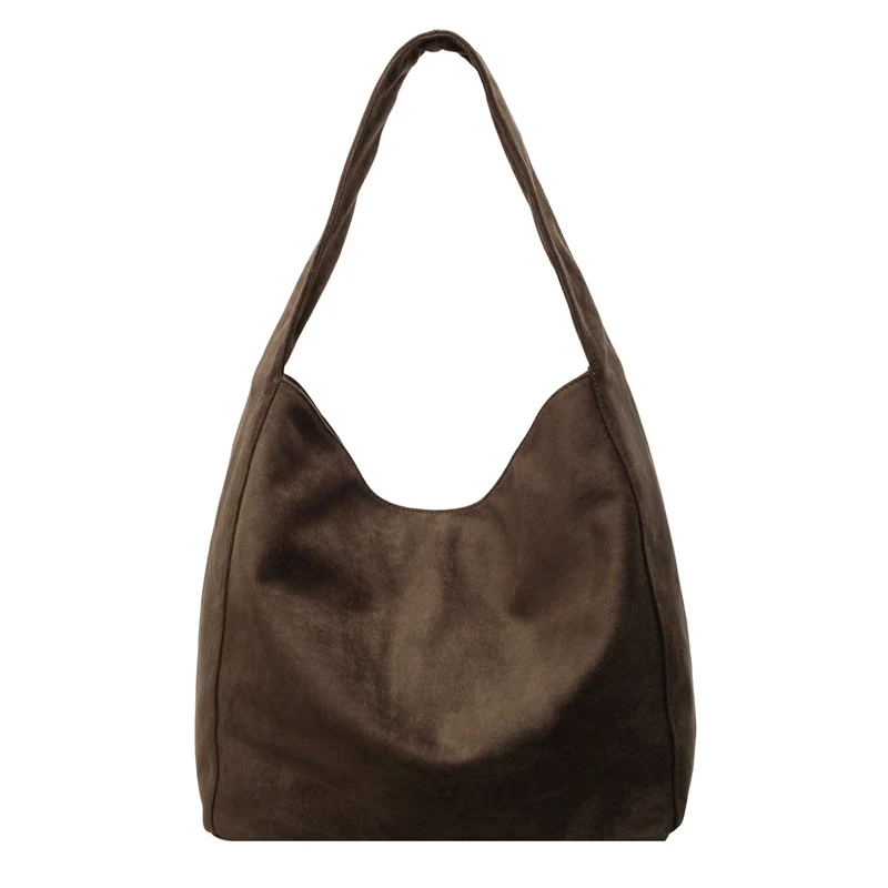 Weiches Wildleder Hobo Tote Bag