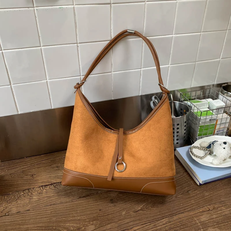 Wildleder Hobo Tasche
