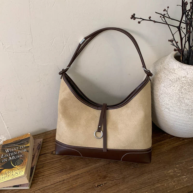 Wildleder Hobo Tasche