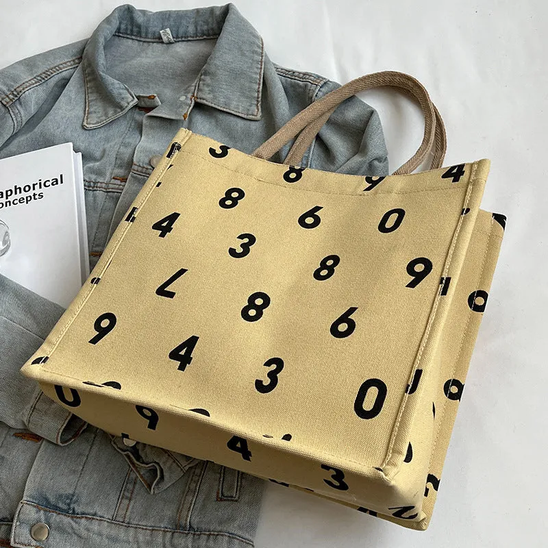 Lässige Canvas-Shopper-Tasche