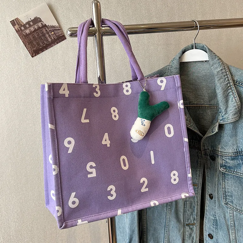 Lässige Canvas-Shopper-Tasche