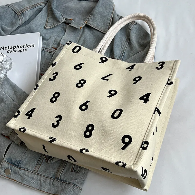 Lässige Canvas-Shopper-Tasche