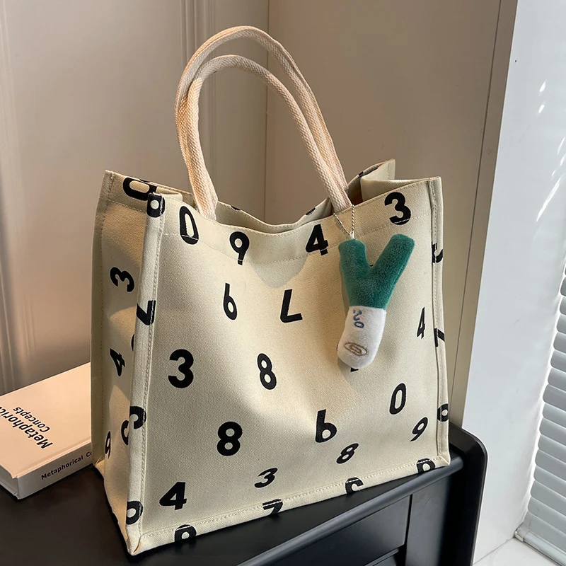 Lässige Canvas-Shopper-Tasche