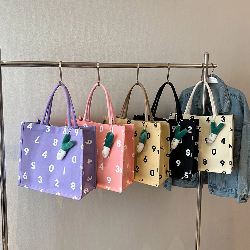 Lässige Canvas-Shopper-Tasche