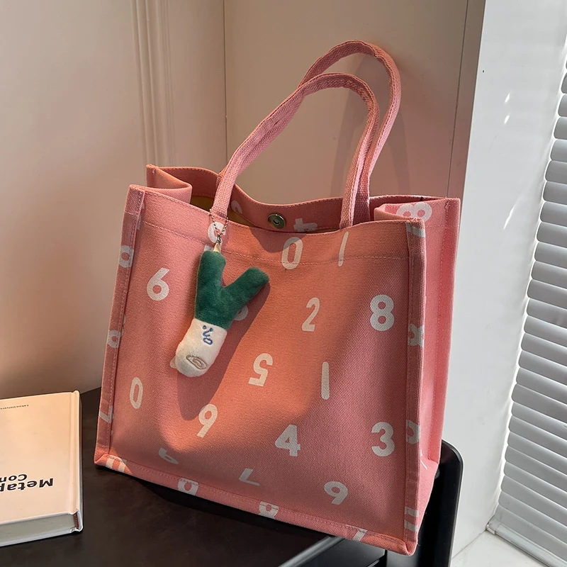 Lässige Canvas-Shopper-Tasche