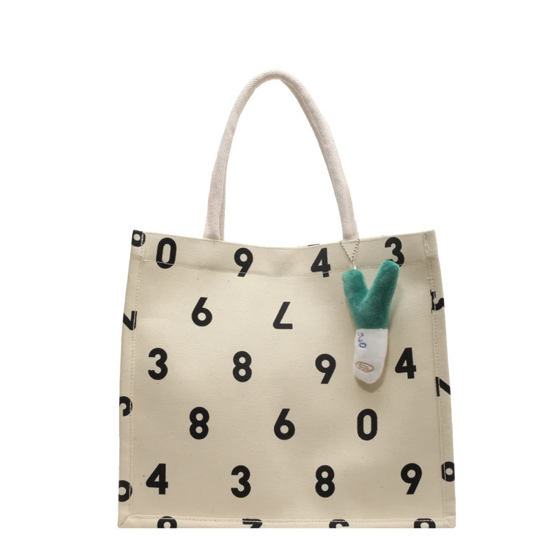 Lässige Canvas-Shopper-Tasche