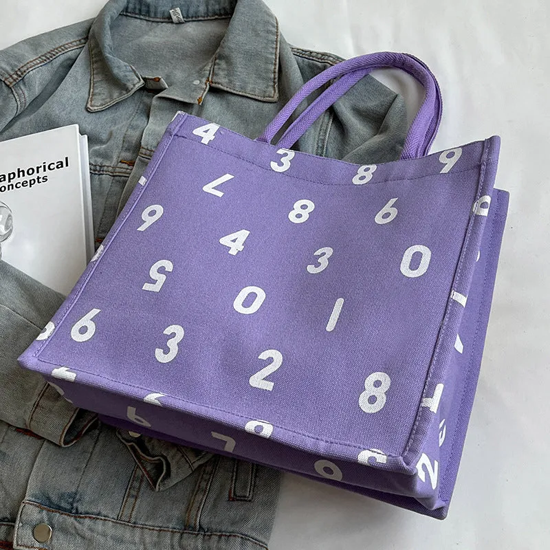 Lässige Canvas-Shopper-Tasche