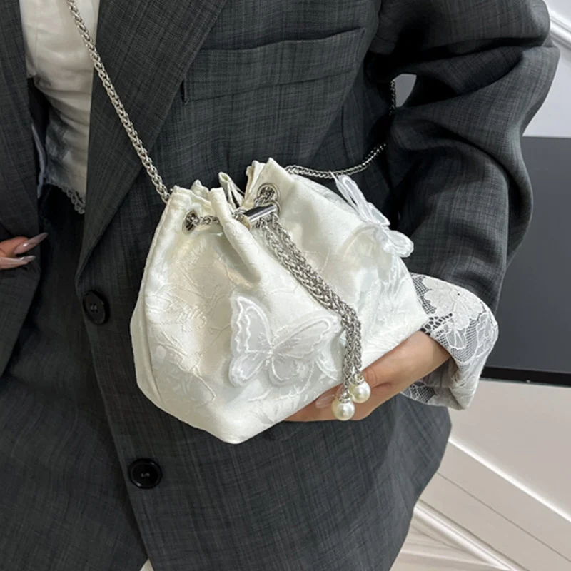 Schmetterling Verziertes Abend Zugtasche