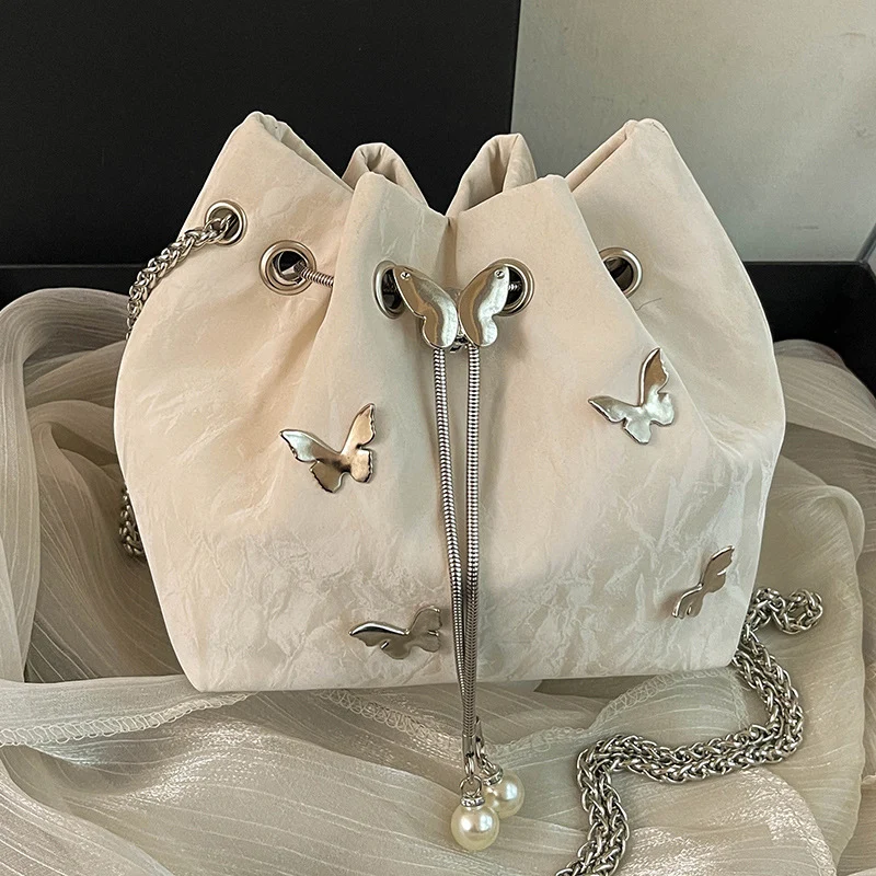 Schmetterling Verzierte Kordelzug-Handtasche