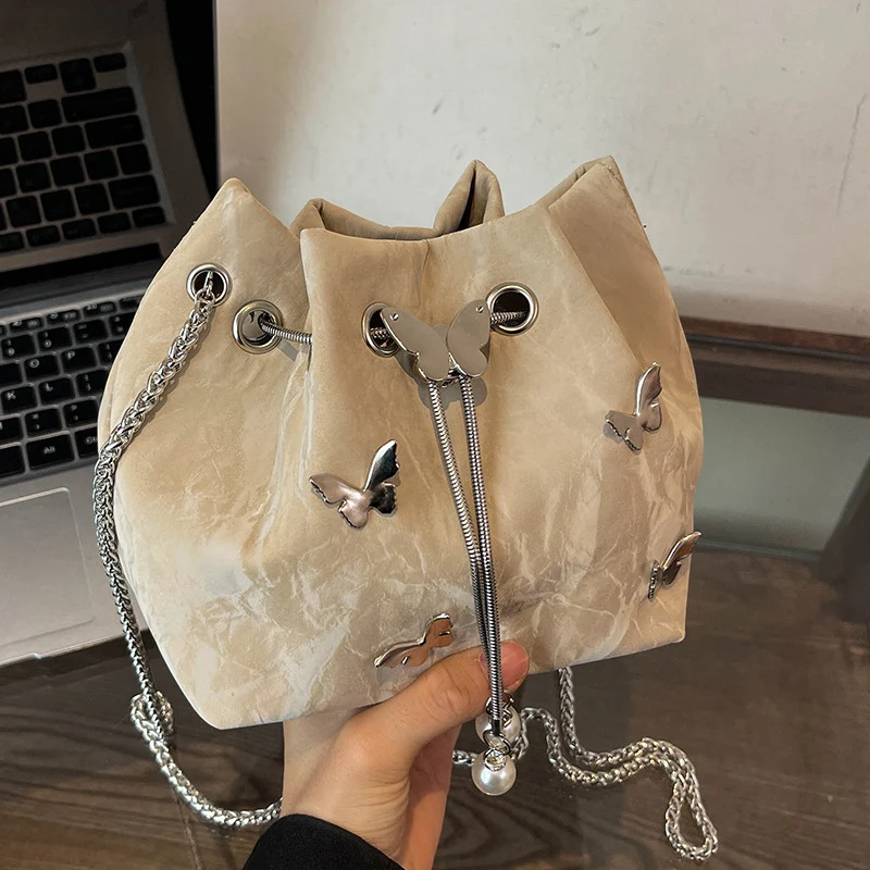 Schmetterling Verzierte Kordelzug-Handtasche
