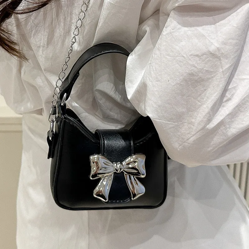 Bow Detail Mini Handtasche