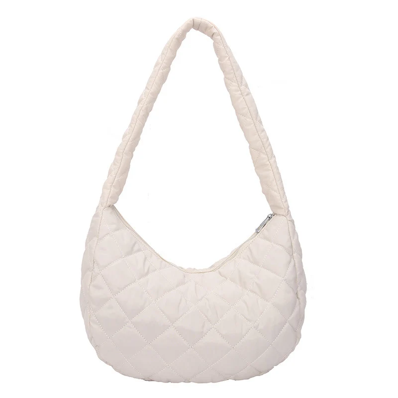 Gepolsterte Hobo-Schultertasche