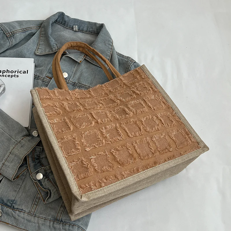 Lässige Tartan-Muster Tasche