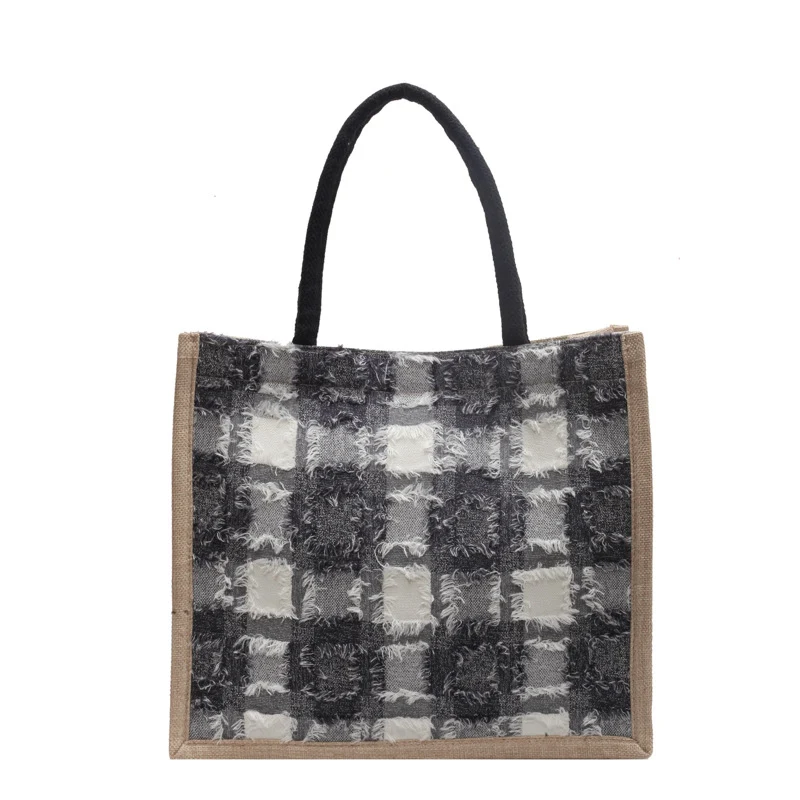 Lässige Tartan-Muster Tasche