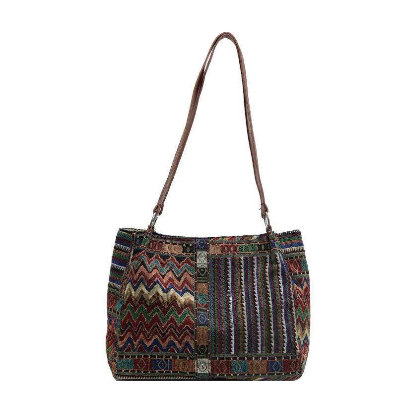 Bohemian-Stil Geflochtene Handtasche