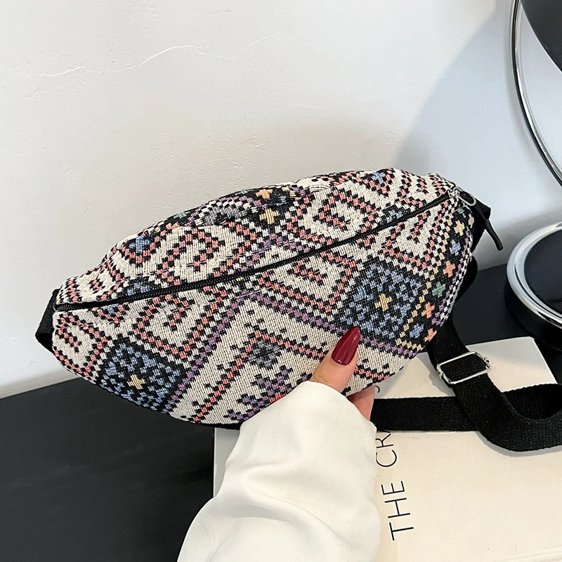 Bohemian Stil Woven Hüfttasche