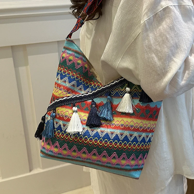 Bohemian gemusterte Slingtasche
