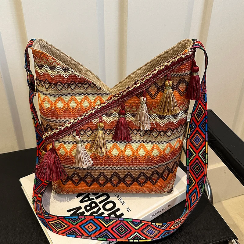 Bohemian gemusterte Slingtasche