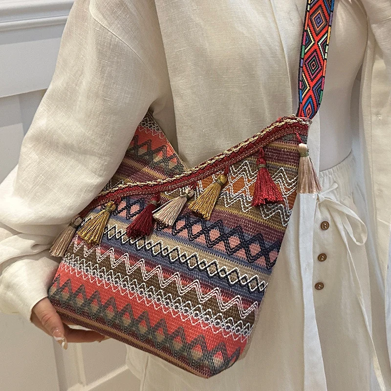 Bohemian gemusterte Slingtasche