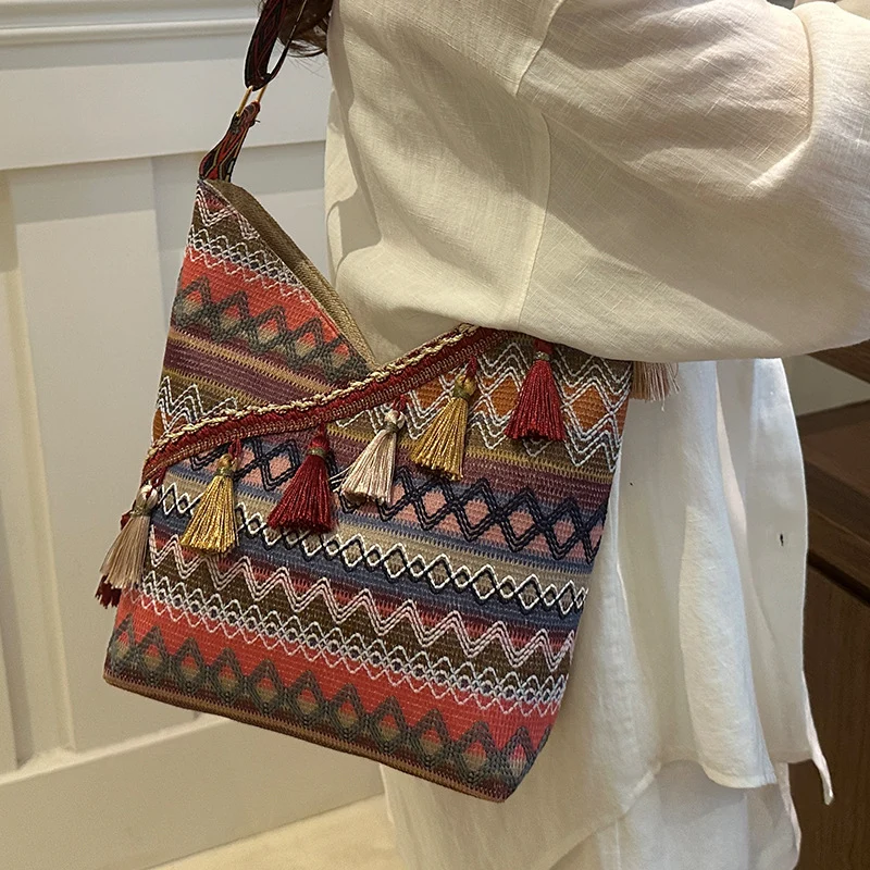 Bohemian gemusterte Slingtasche