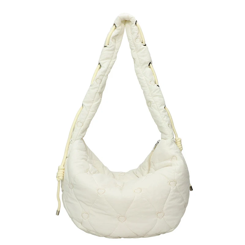 Gep quiltete Herzmuster Handtasche