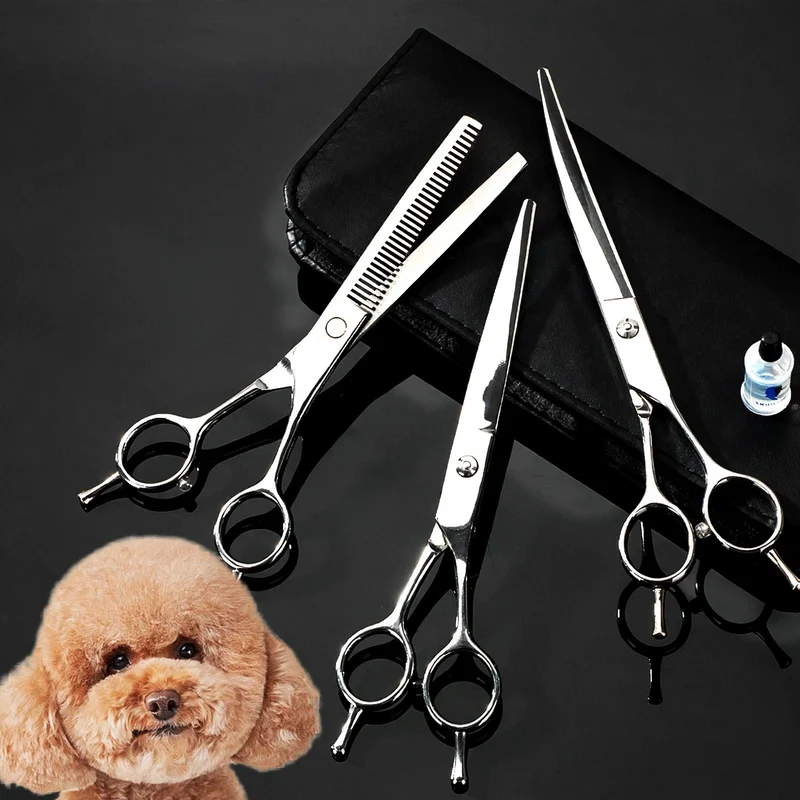 Edelstahl-Scherensatz für Hundefrisuren