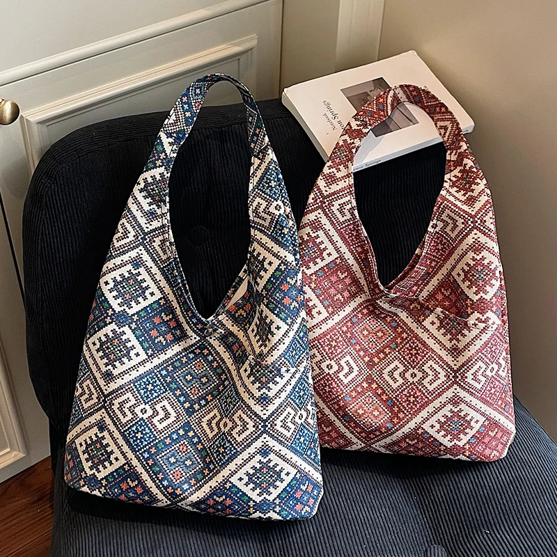 Bohemian gemusterte Hobo-Tasche